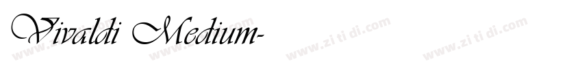 Vivaldi Medium字体转换